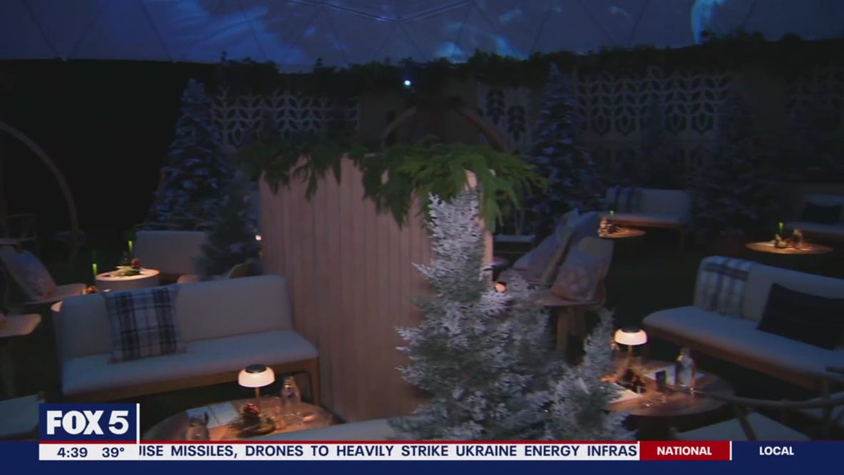 Snowglow dome opens on Union Market rooftop